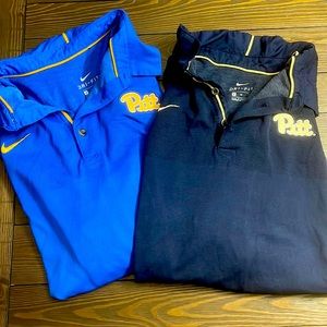 University of Pitt Nike collared shirts